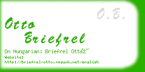 otto briefrel business card